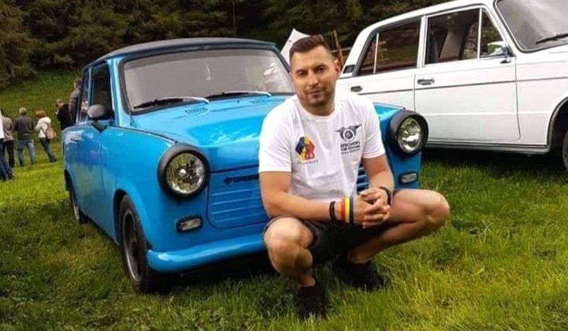Cine este polițistul care a murit strivit în trabantul său. A pierdut controlul volanului iar impactul i-a fost fatal
