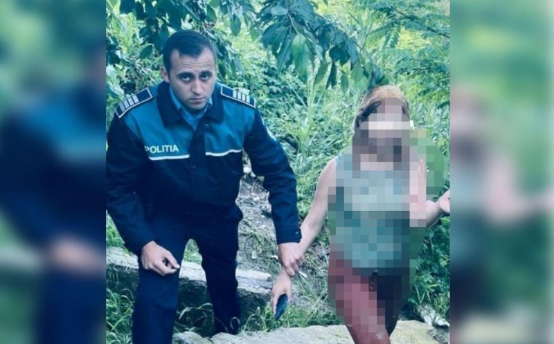 O tânără de 17 ani a încercat să se sinucidă. A fost găsită de polițiști țipând în mijlocul unui pârâu