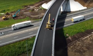 Avansează serios lucrările la Autostrada A10 Sebeş-Turda Lotul 1, nodul rutier care face legătura cu Autostrada A1