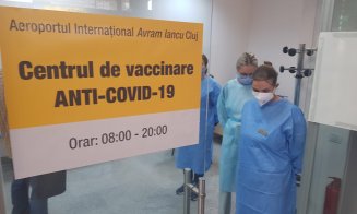 S-a deschis centrul de vaccinare anti-COVID din Aeroportul Cluj. Serul este de la Johnson & Johnson, o singură doză
