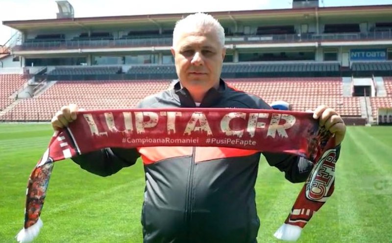Cum l-a convins conducerea CFR-ului pe Marius Șumudică: “Nu m-au interesat banii, nu ei m-au atras aici”