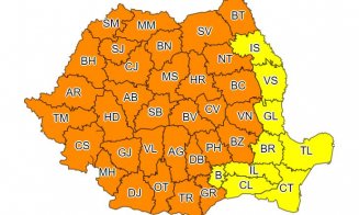 COD PORTOCALIU de vijelii și grindină la Cluj. Rafalele de vânt pot depăși 100 km/h