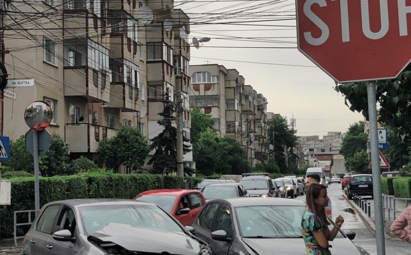Încă o tamponare în intersecția "fierbinte" din Mărăști