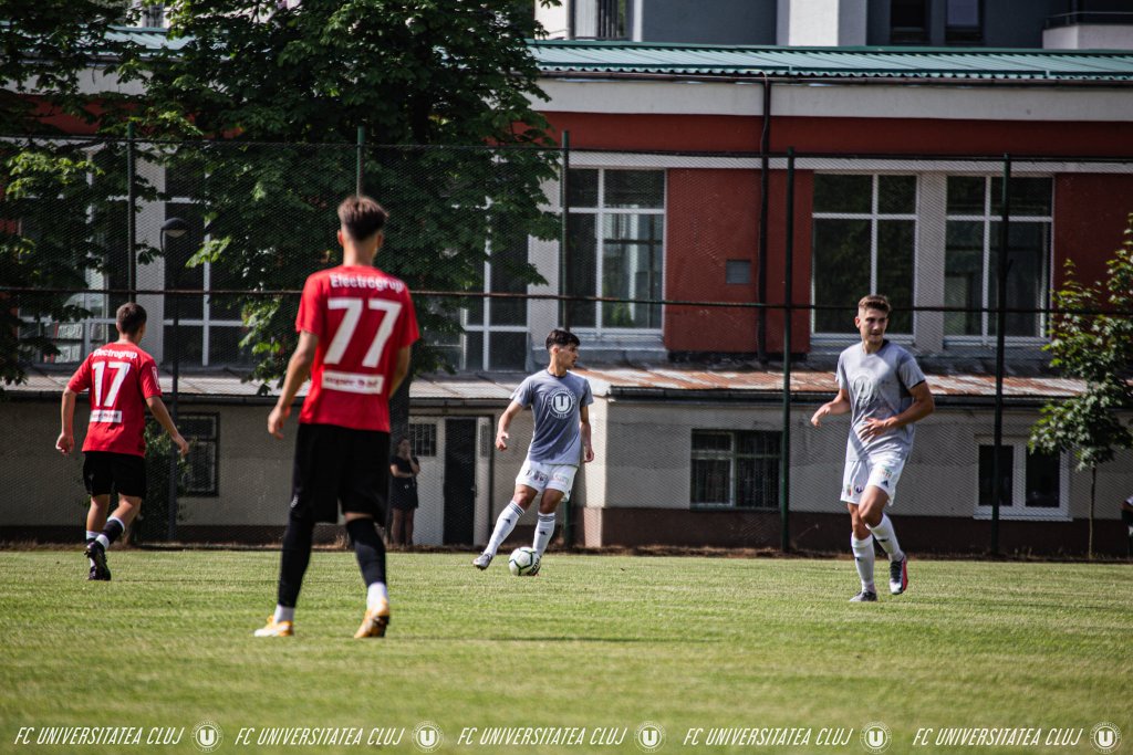 “U” Cluj a câștigat primul amical al verii, împotriva juniorilor U19