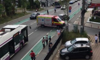 Accident pe Bună Ziua. Patru mașini făcute praf