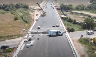 Cum avansează lucrările la Autostrada A10 Sebeș – Turda: Nodul Rutier Sebeș ar trebui deschis complet la finalul lunii iulie