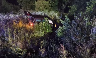 Accident în Căpușu Mare. O mașină a ajuns în afara șoselei