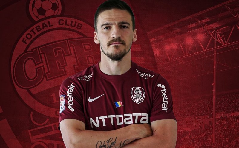 Daniel Graovac, prezentat oficial de CFR Cluj. Campioana a anunțat și prelungirea contractului cu Arlauskis