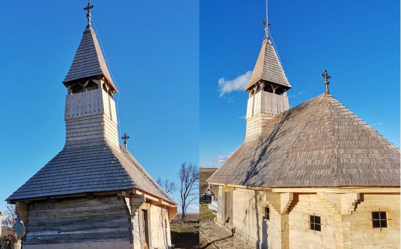 Biserică din lemn de peste 200 de ani, restaurată la Cluj