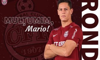 CFR Cluj a anunțat despărțirea de Mario Rondon. Atacantul pleacă din Gruia după o dispută cu Marius Șumudică