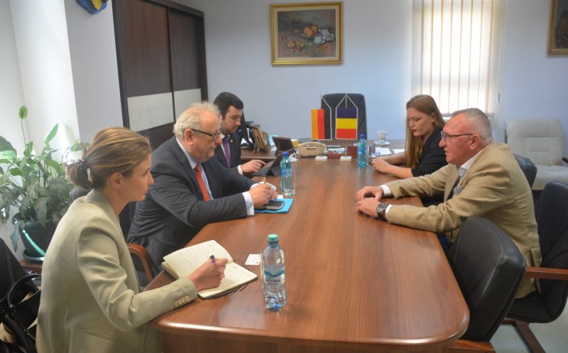 Delegație oficială germană, în vizită la Consiliul Județean Cluj