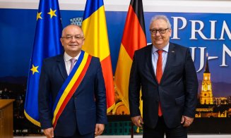 Deputat german, în vizită la primăria Cluj-Napoca. Ce a discutat cu Emil Boc