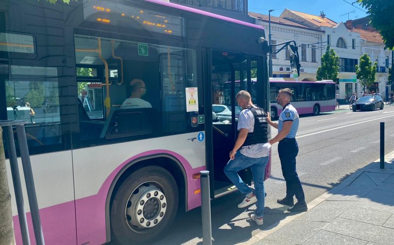 Razie de amploare în stații și autobuze la Cluj-Napoca. O femeie a fost reținută