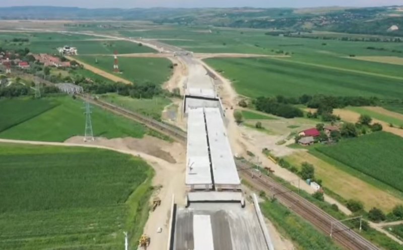 Noi imagini de pe lotul 2 Sebeș - Turda. Constructorul a promis că va fi gata în toamnă