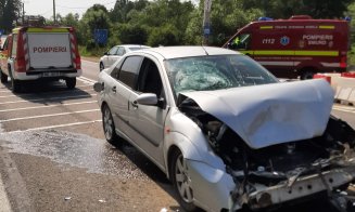 Accident în Feleacu. O tânără a ajuns la spital