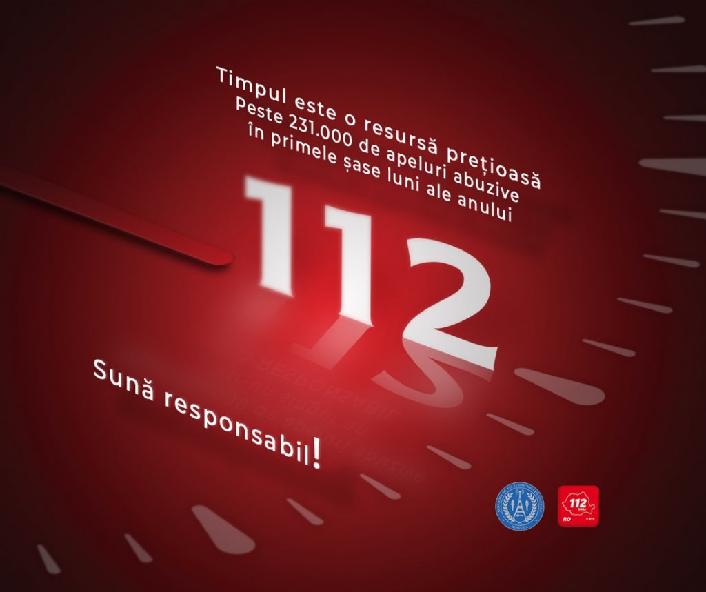 Sute de mii de apeluri abuzive la 112 în doar șase luni. O persoană a sunat de 22.456 de ori
