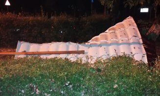 O furtună de 30 de minute a făcut prăpăd în Cluj-Napoca. Primul bilanţ al intervenţiilor pompierilor