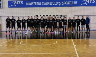 Handbaliștii Universității Cluj au început pregătirile înaintea noului sezon din Liga Zimbrilor
