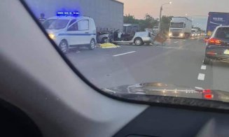 Accident MORTAL în Jucu. Impact între o mașină și un TIR/ S-a solicitat elicopterul SMURD