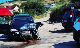 Accident grav pe Valea Seacă din Cluj-Napoca! Două mașini făcute praf