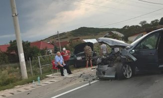 Accident pe raza localităţii Jucu din Cluj. Şoferul ar fi adormit la volan
