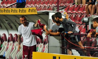 Gest superb al lui Denis Alibec după ce a înscris primul gol în tricoul lui CFR Cluj