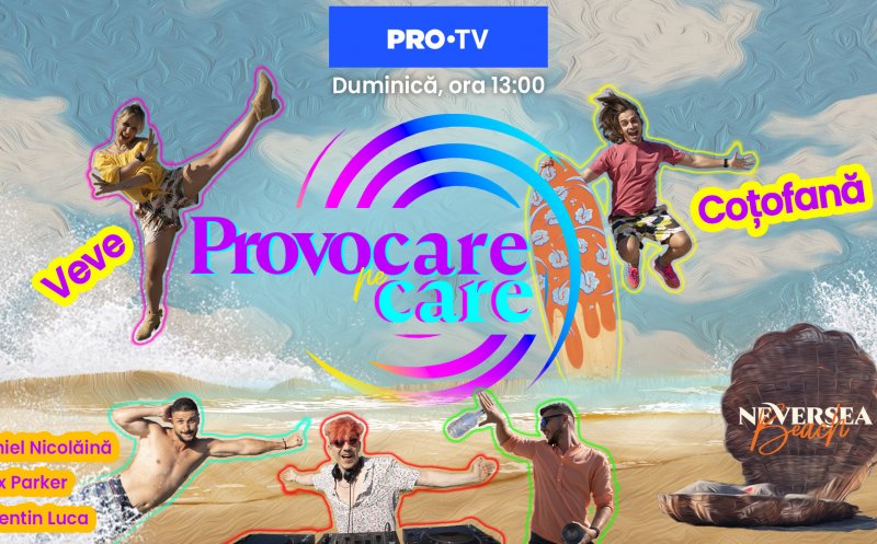 În luna august, pe PRO TV, creatorii UNTOLD și NEVERSEA lansează emisiunea Provocare pe care!