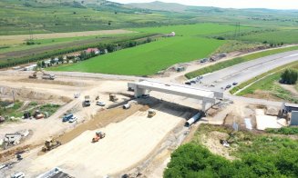 Drulă: Pe Autostrada A10 Sebeș-Turda, lotul 2, se toarnă ultimul strat de asfalt