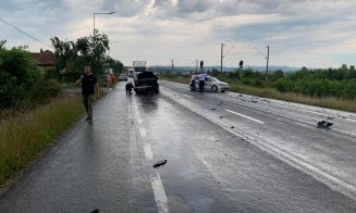 Accident grav lângă Dej. Două persoane au ajuns la spital
