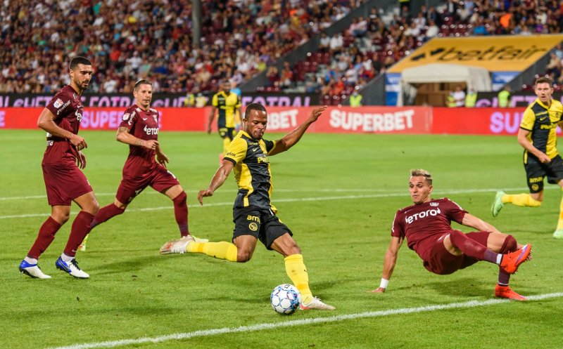 CFR Cluj, eliminată din Liga Campionilor. “Feroviarii” au contat doar în primele 15 minute la Berna