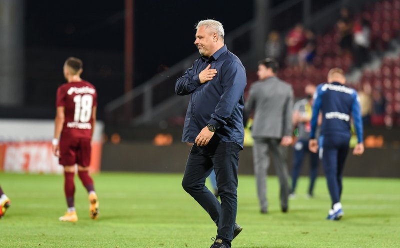 Marius Șumudică despre o posibilă plecare de la CFR Cluj: “Eu am un contract semnat, îl respect”
