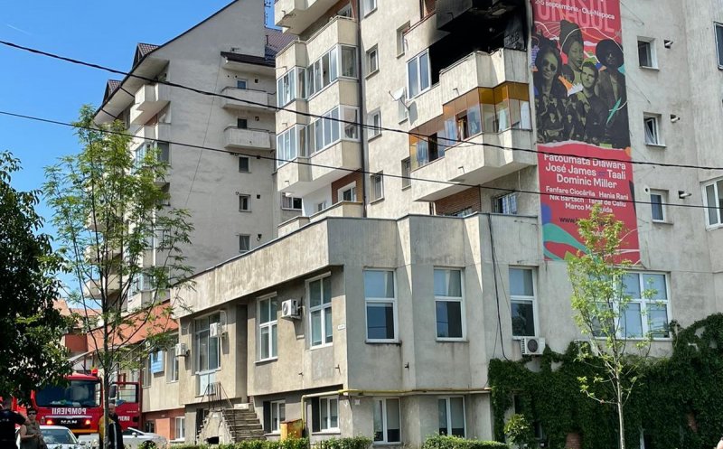 Incendiu la un bloc pe strada Observatorului. Mai mulți locatari, evacuați