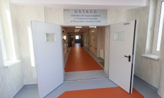 Unitate de supraveghere și tratament pentru cardiacii critici, la Institutul Inimii din Cluj. Are 24 de paturi, băi proprii și sistem de monitorizare 