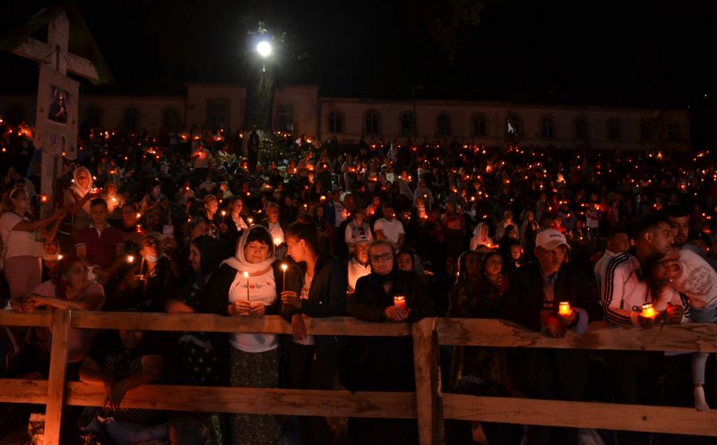 Imagini de la Mănăstirea Nicula. Mii de oameni au participat la pelerinaj
