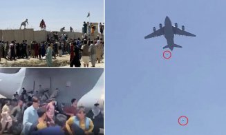 Imagini dramatice de la criza din Afganistan. Doi oameni au căzut din avion când încercau să fugă din țară