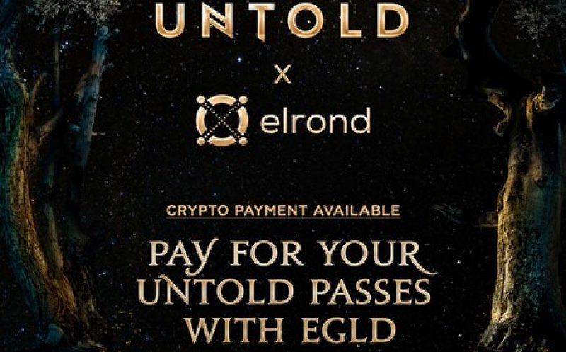 Abonamentele la UNTOLD 2021 pot fi achiziționate și cu moneda EGLD a celor de la Elrond Network, care vor crea și un moment unic NFT