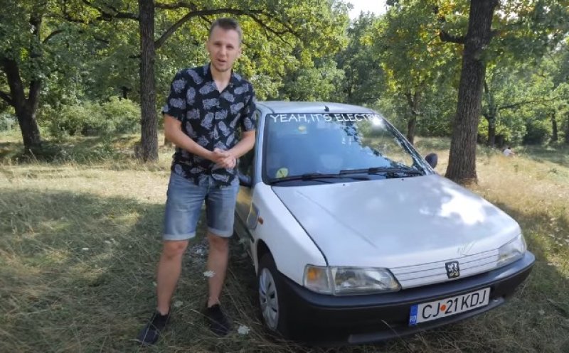 Un clujean și-a cumpărat o mașină electrică cu doar 800 de euro