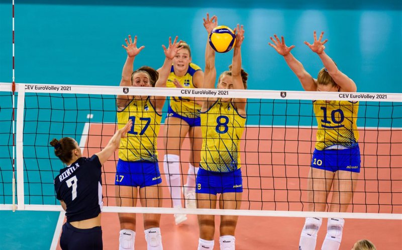 Eurovolley 2021. Suedia câștigă primul meci al zilei la Cluj-Napoca