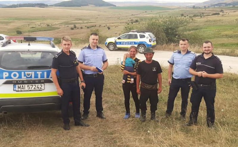Reacție-fulger a poliției după un apel la 112: Un copil de 1 an ar fi fost răpit. Ce s-a întâmplat de fapt