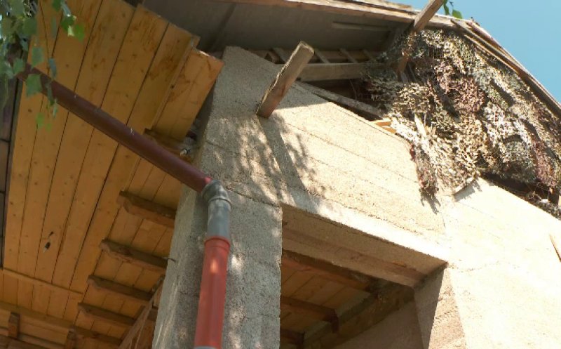 Casă construită în Cluj cu cărămizi din cânepă. Cum arată