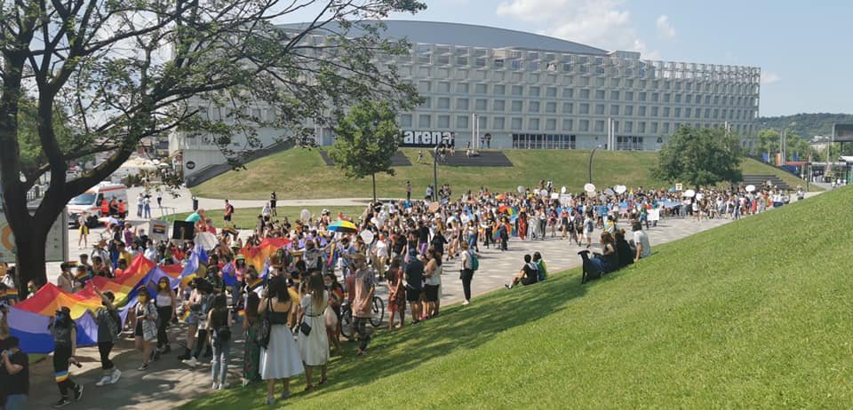 2.000 de persoane la Marșul Cluj Pride: "Am revenit în număr mare și vom crește în fiecare an tot mai mult"