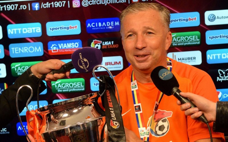 CFR Cluj a anunţat că Marius Şumudică rămâne, dar negociază cu Dan Petrescu