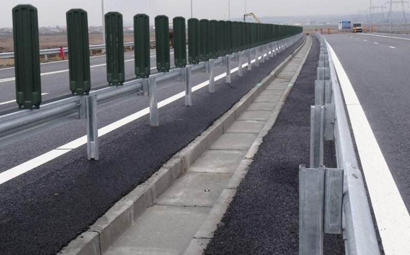 Mașină ieșită în decor pe A3