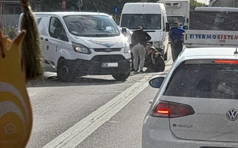Cluj: Accident pe Câmpina. O persoană rănită