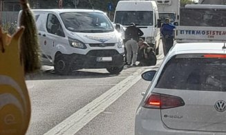 Cluj: Accident pe Câmpina. O persoană rănită