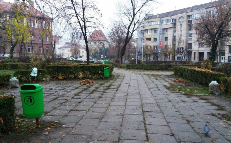Au început lucrările de modernizare a parcului din spatele Operei Române din Cluj. 10 luni de şantier