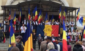 Miting în centrul Clujului. Pentru ce au manifestat participanții