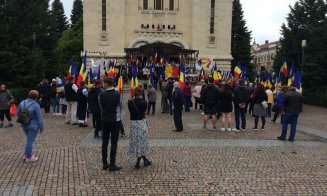 Miting în centrul Clujului. Pentru ce au manifestat participanții