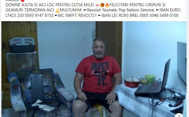 Interlopul clujean Nelson Mondialu "cerşeşte" bani de la fani pentru ţigle şi termopane la casa din Ciurila