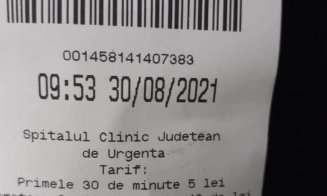 Parcarea la UPU Cluj, cât o cameră de hotel: ''până la 80 de lei pe oră''